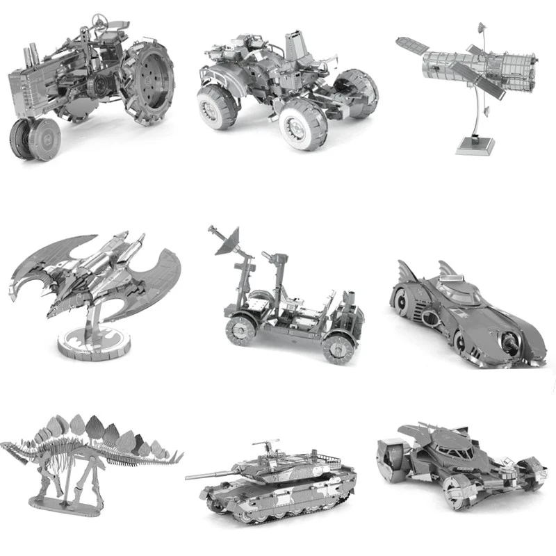 3D металла сборки модели K2 робот R2D2 головоломки игрушки танки автомобили CAT DIY подарок Меч дракона TIE Fighter войны