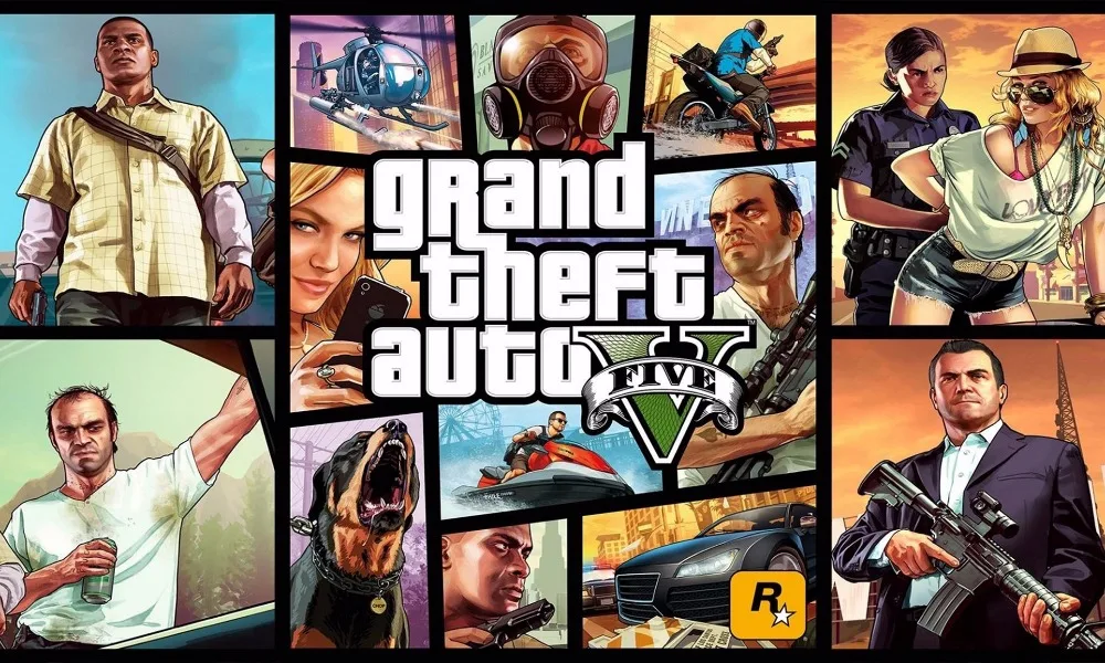 

Free delivery Gta 5 game poster fabric silk poster print Home Decoration wall pictures