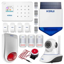 KERUI G183 WCDMA 3g 1,7 дюймов TFT цветной экран дисплей сигнализация s Беспроводная GSM домашняя охранная сигнализация наборы