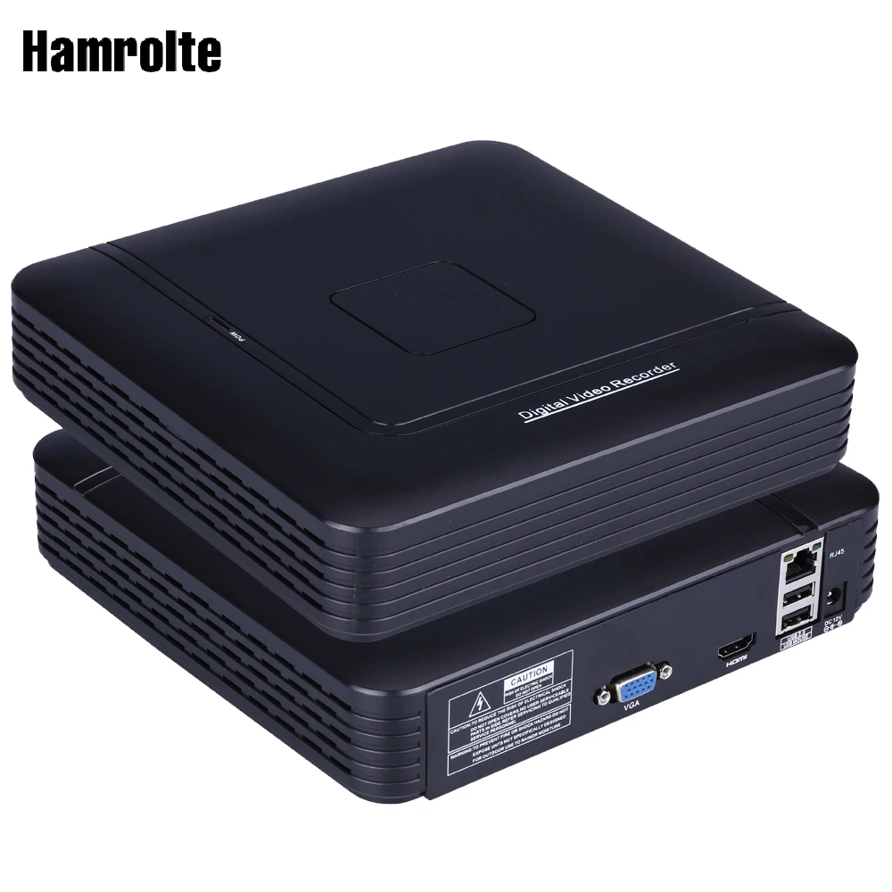 Hamrolte CCTV NVR Onvif Mini 4/8CH NVR Full HD 1080P HI3520D Processor Network Video Recorder For IP Camera Surveillance System