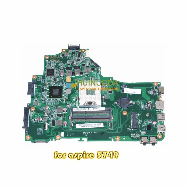 

NOKOTION MBRR706001 MB.RR706.001 laptop motherboard for ACER ASPIRE 5749 series DA0ZRLMB6D0 HM65 GMA HD 3000 DDR3 Mainboard