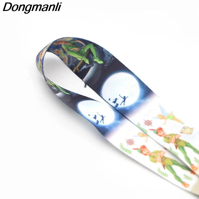 P1920 Dongmanli Питер Пэн Детские брелки бейдж со шнурком ID Lanyards/Мобильный телефон Веревка/ключ нашейные ремешки ремни ювелирные изделия