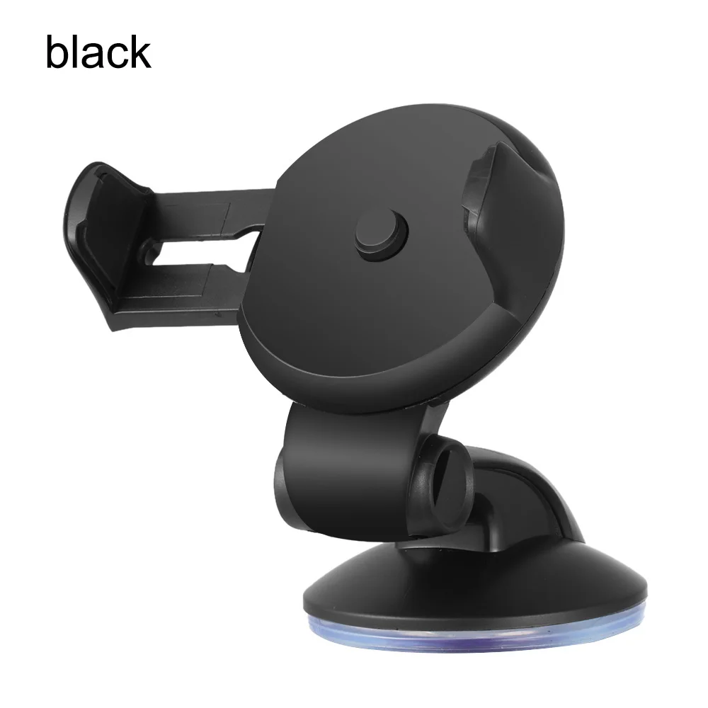 1PC Adjustable Car Phone Holder Suction Cup Windshield Dash Board Stand Universal Holder Auto Interior Accessories - Цвет: black