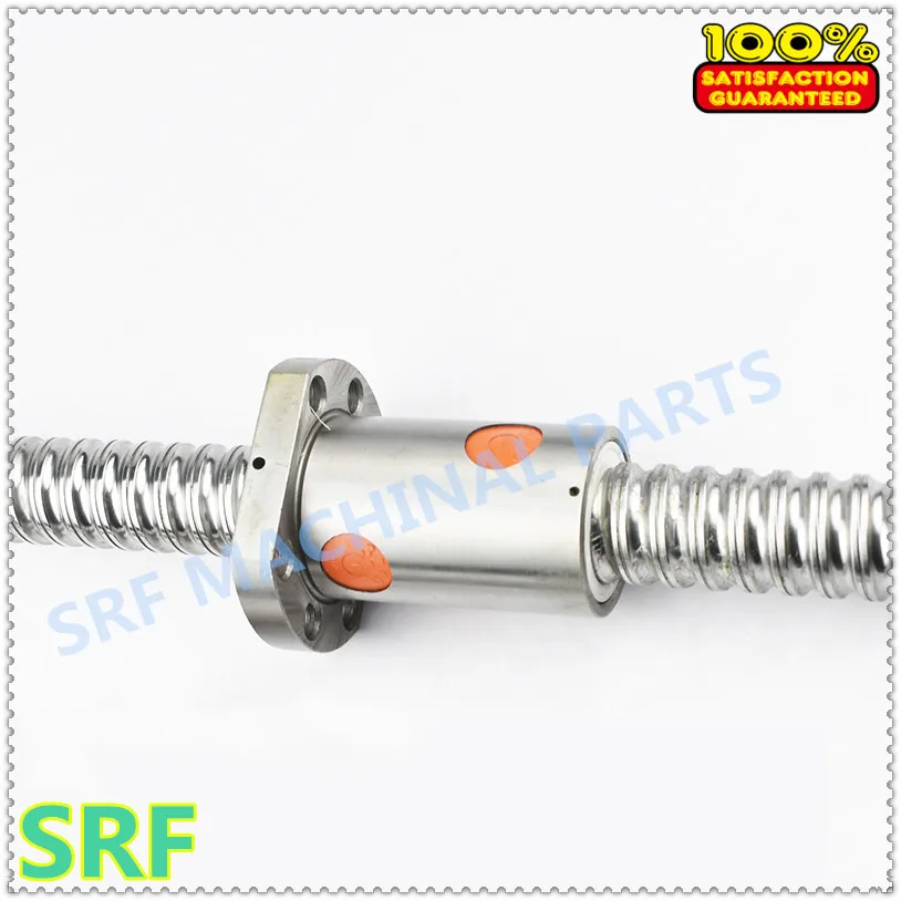 25 мм Ballscrew RM2510 комплект: 1 шт. SFU2510 проката Ballscrew L = 500 мм C7+ 1 шт. SFU2510 ballnut с BK/BF20 конец обработки для ЧПУ