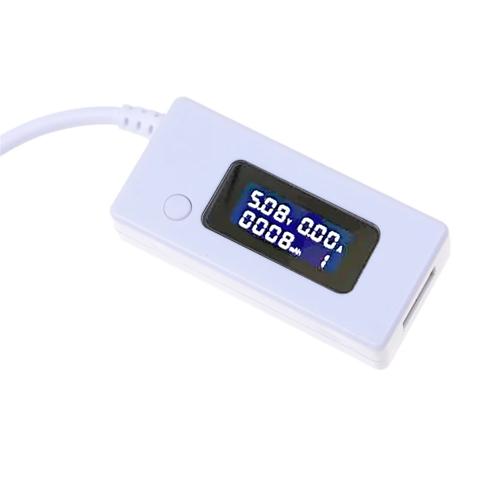1PCS LCD Screen Mini Creative Phone USB Tester Portable Doctor Voltage Current Meter Mobile Power Charger Detector