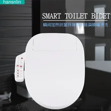 Smart toilet seat Washlet Elongated Electric Bidet cover intelligent bidet toilet seats heating sits led lightwc asiento inodoro