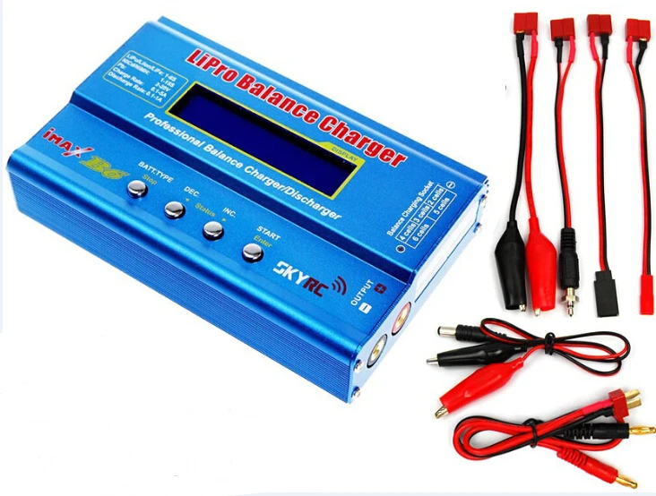 

In Stock Promotion SKYRC Original IMAX B6 RC Lipo NiMh Battery Digital Balance Charger with T Plug or Tamiya Connector Calbe