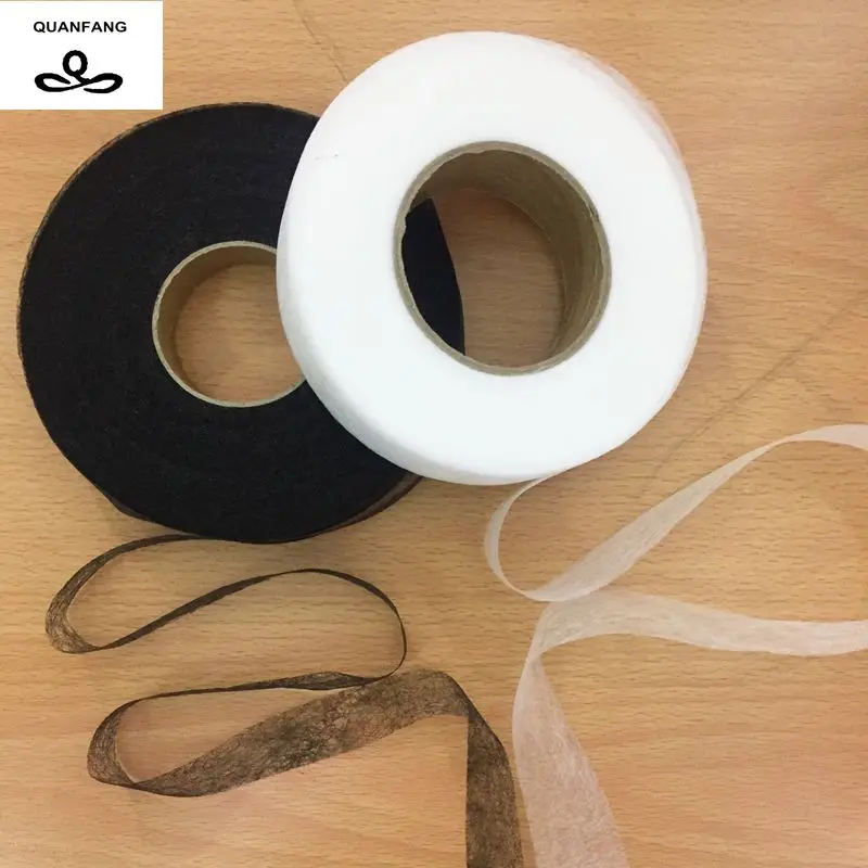 

QUANFANG lining fabric Double faced DIY accessories cloth The patchwork adhesive fabric Need to use electric iron 1Pcs 70 yards