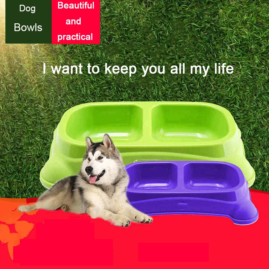 

Safe Plastic Durable Light Dog Food Bowls Resisitant Bite Lovely Dog Food Perros Muovia Dogs Products Pet Supplies 50Z0772