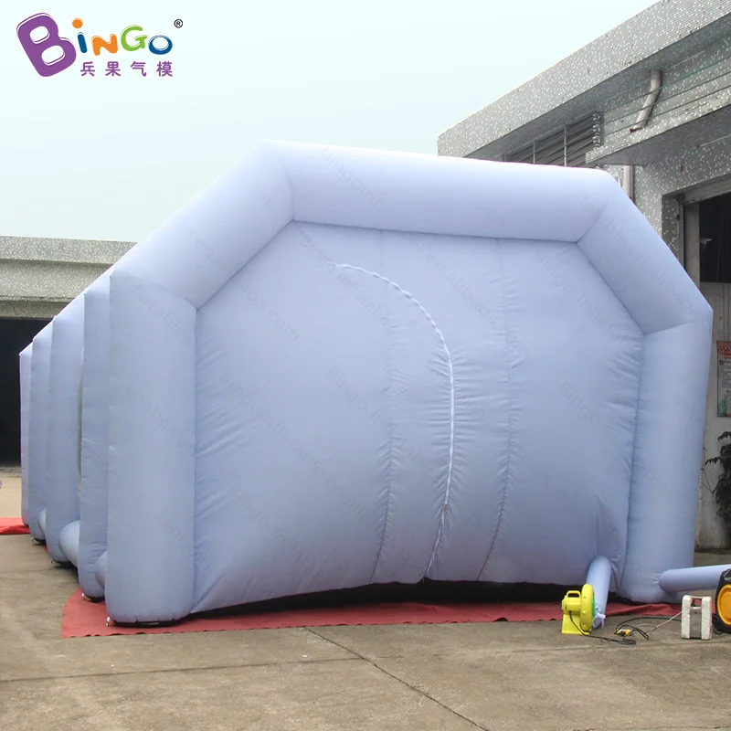  Free shipping inflatable spray paint booth with filters high quality 10m rectangle tent for car spr