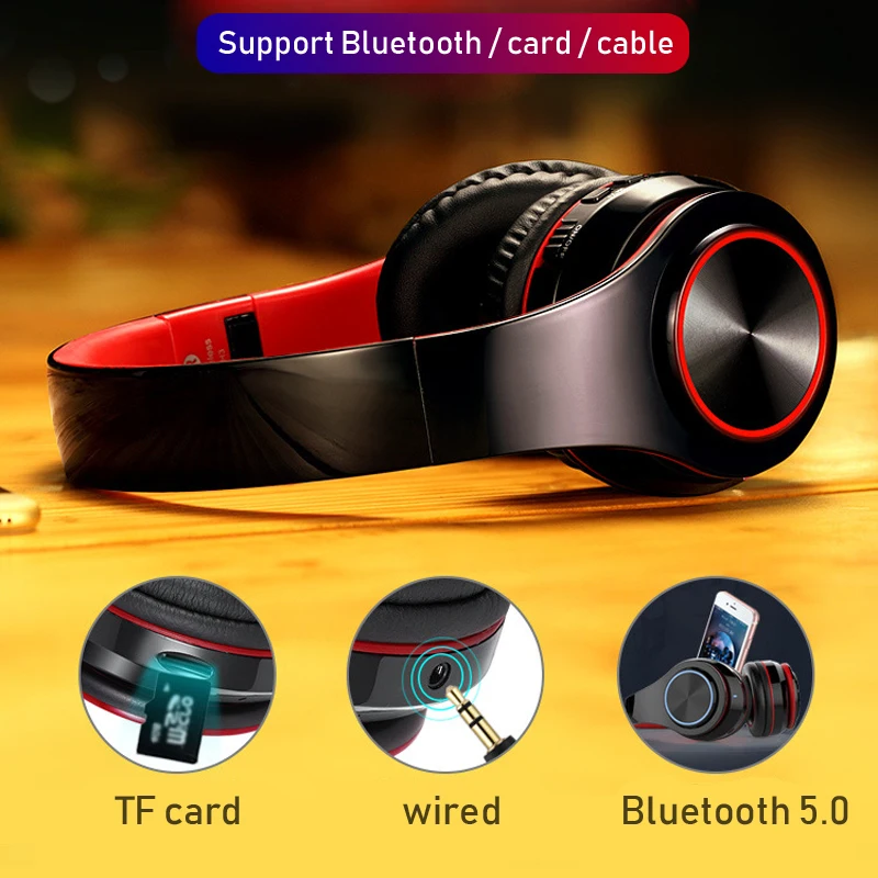 YUNAO B39 Bluetooth наушники беспроводные + проводные ПК игровая гарнитура супер бас с