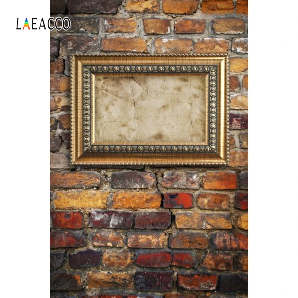 

Laeacco Old Brick Wall Photo Grunge Baby Portrait Photography Backgrounds Customized Photographic Backdrops for Photo Studio