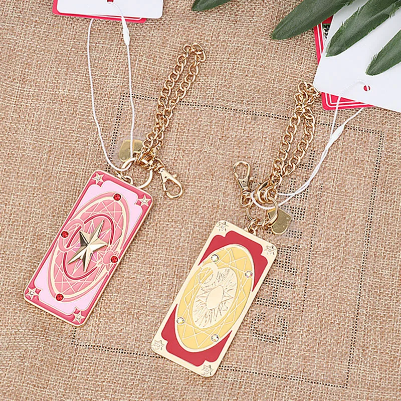 Card captor cardcaptor sakura Клоу карты сумка Шарм брелок для ключей|keyring keychain|keyring charmkeyring bag |