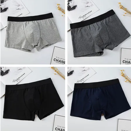 4pcs/lot Mens Boxers Cotton Man Underwear Men Boxer   shorts Panties  Underpants mens cheeky underwear Boxers