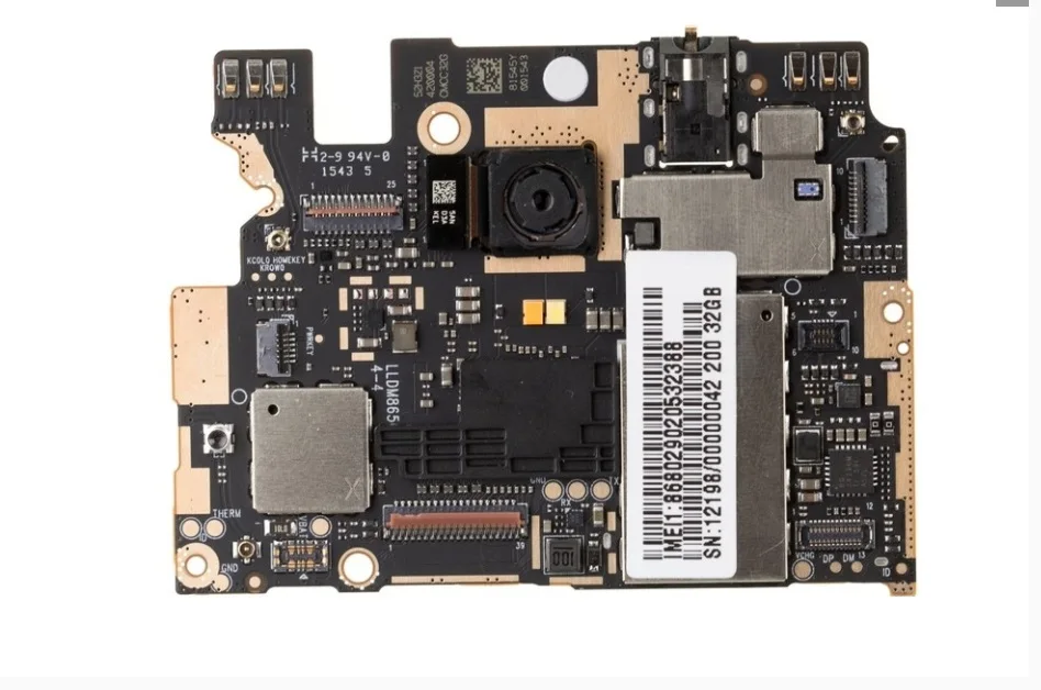 Redmi 10c схема платы Оригинальная б/у разблокированная материнская плата Snapdragon 32 GB, Сменные за