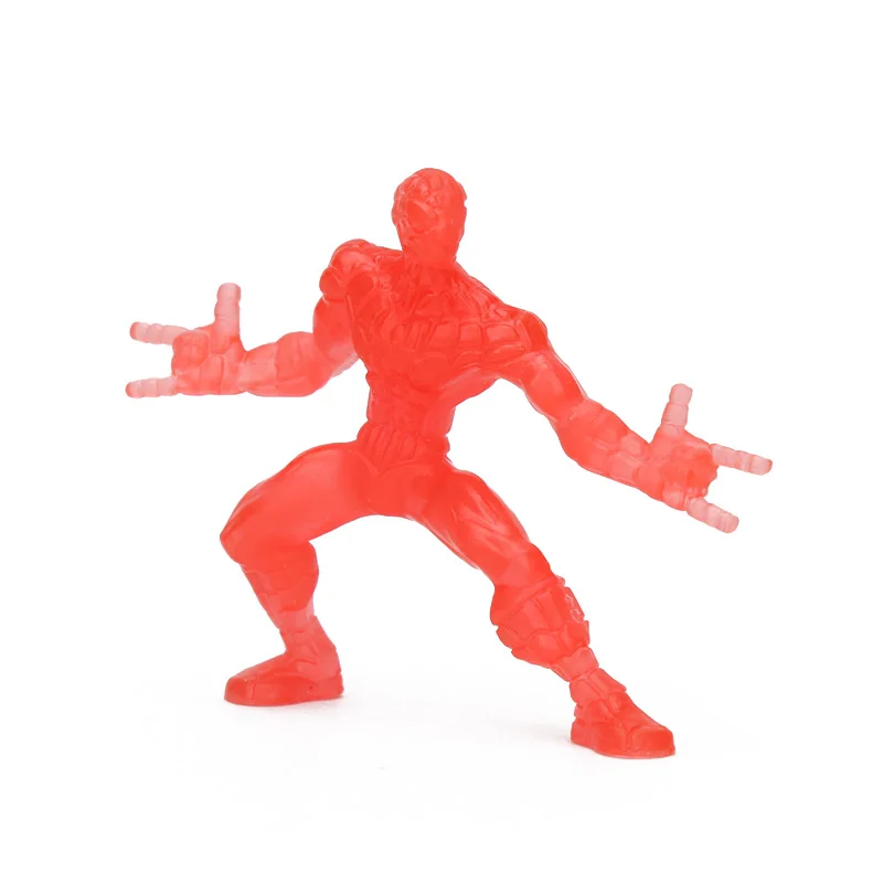 1 шт. 4-5 см игрушки Marvel отдельные пакеты 500 Коллекционная мини фигурка Мстители Человек-паук танос Железный человек Халк ПВХ фигурка модель