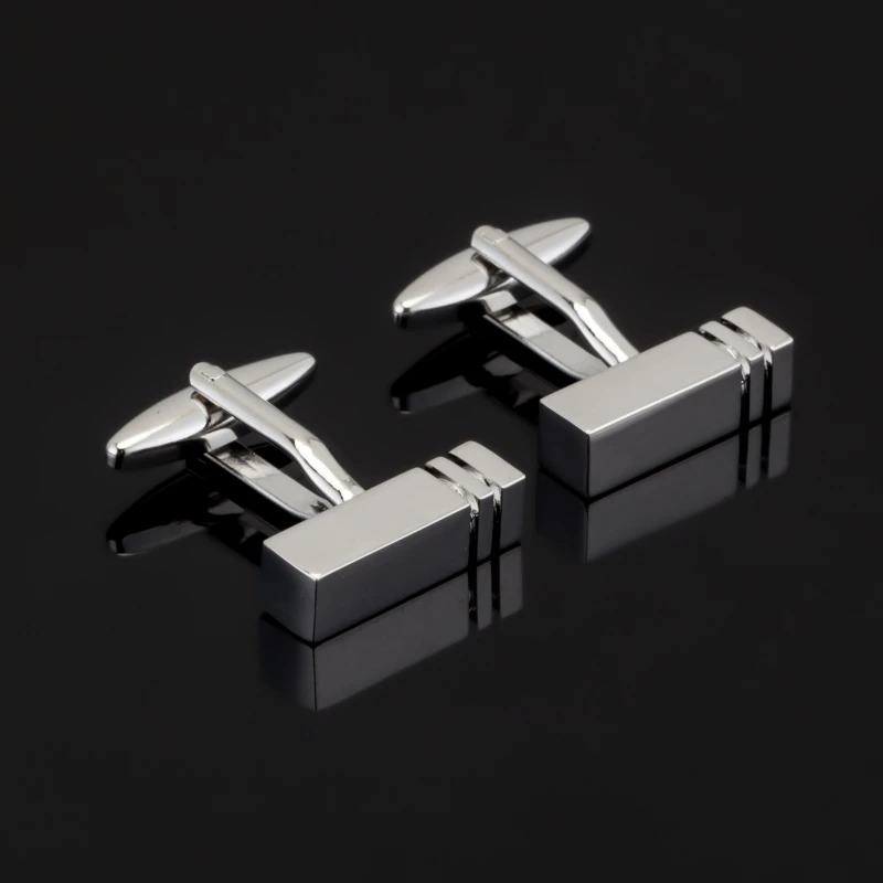 

Mens CuffLinks Stainless Steel cuboid Engraving Cuff Links Fashion Men French Shirt Wedding Groom Party cuffs Cufflink gemelos
