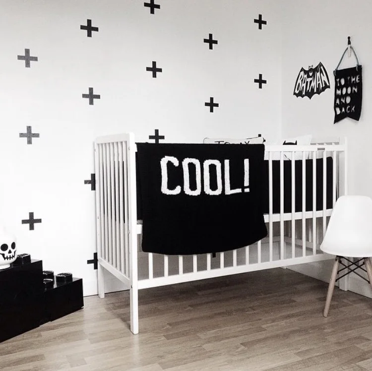 40pcs set bilik tidur kanak-kanak PVC decal vinly stickers cross - Hiasan rumah - Foto 3