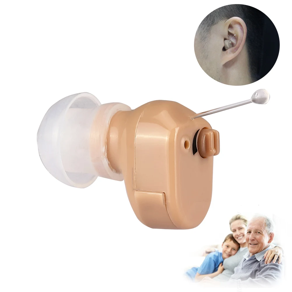 

2018 Hot Hearing Aid Hear Clear Digital Sound Voice Amplifier Adjustable Tone Mini Ear Device VF Promotion Price