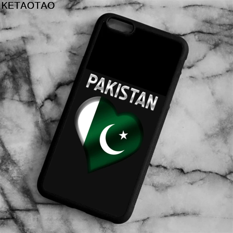 KETAOTAO флаг Пакистана чехол для телефона s iPhone 4S 5S 6 6S 7 8 X PLUS samsung S7 NOTE Мягкий ТПУ