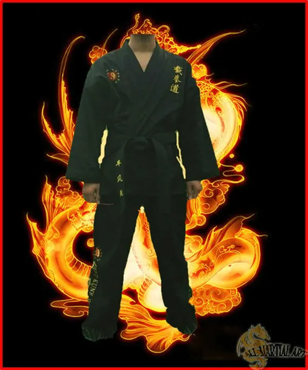 Free Shipping Martial Art Kung Fu JKD Jeet Kune Do Uniform Suit (Top