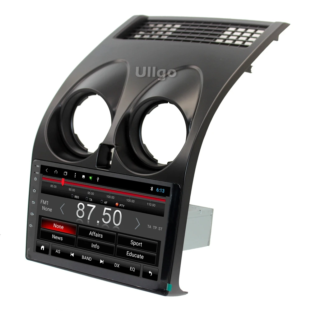 Excellent Android 8.1 Car Head Unit for Nissan Qashqai 2007-2012 Autoradio GPS Multimedia with BT Radio RDS Wifi Extrernal Mic Mirror-link 2