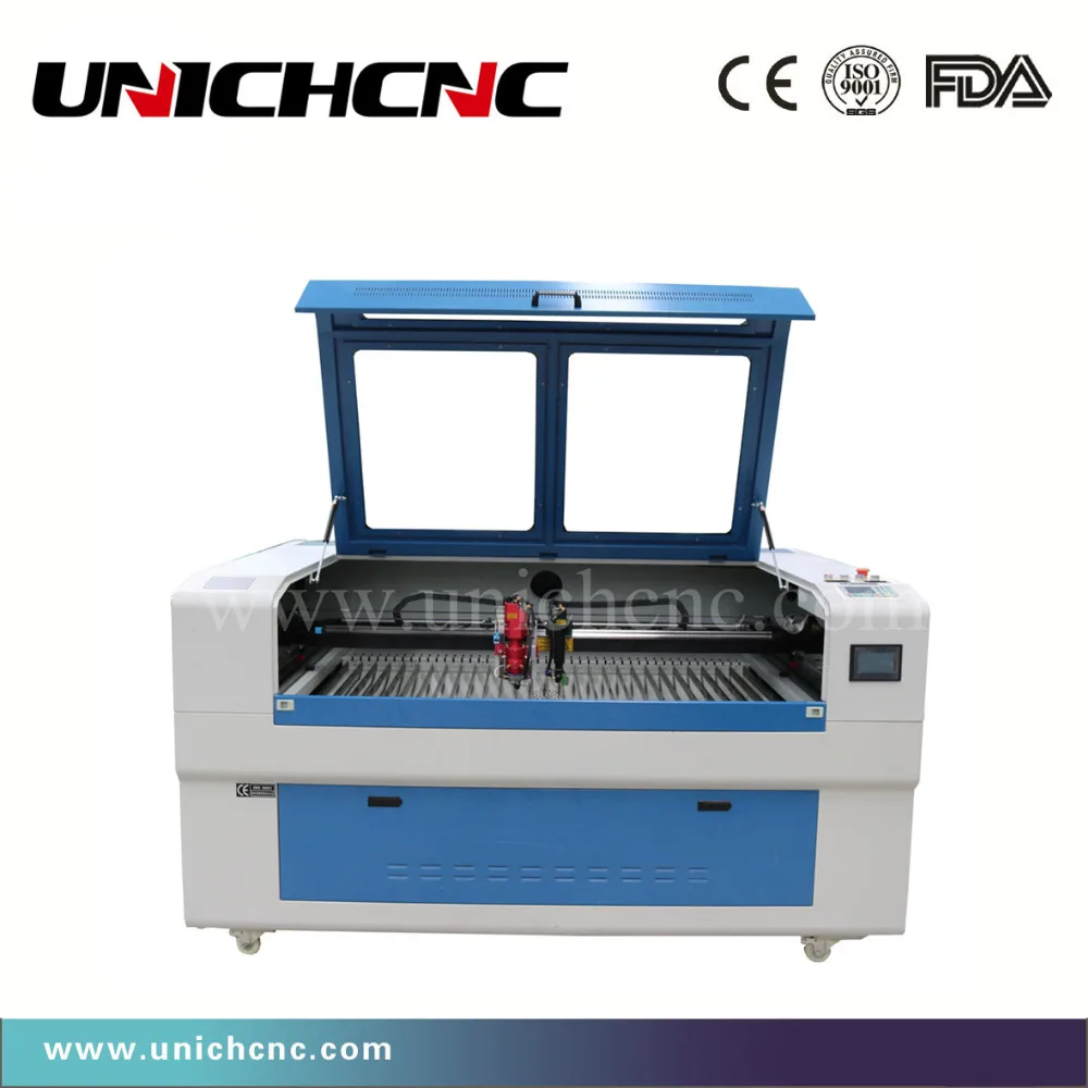 

Factory price glass, wood,acrylic laser engraving machine price/double head co2 laser cutting metal machine