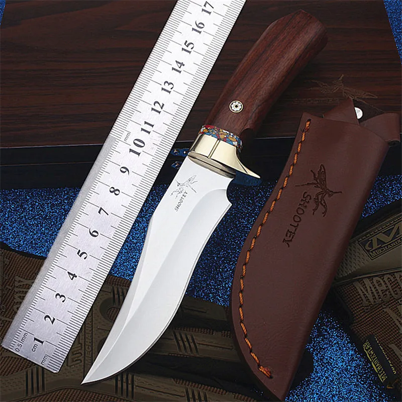 Дешевый 2018 новая горячая распродажа Открытый Кемпинг Самозащита фиксированные Тактические Военный Нож Пустыня Выживание Подарочная коллекция охо...