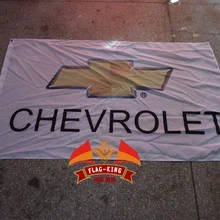 Chevrolet автомобильный фирменный флаг, автомобильный показ, автомобильный маркетинговый баннер, велосипедный Гоночный флаг, флаг король, полиэстер