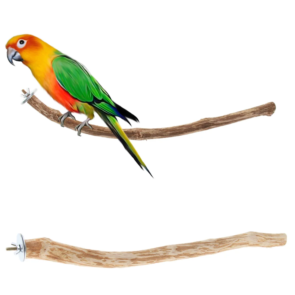 Amagogo Pet Bird Natural Wild Wood Branch Perches for Climbing and Playing