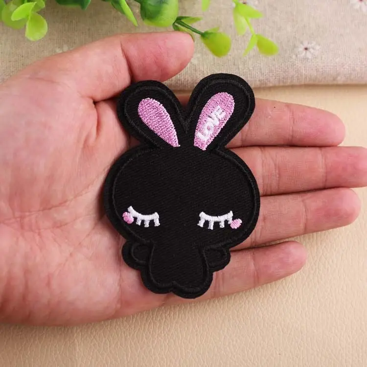 

1pcs/bag clothes post fashion cartoon puppy cloth stickers simple beautiful DIY clothing