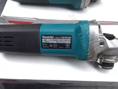 Угловая шлифовальная машина Makita 9553NB, многофункциональная шлифовальная машина 9553HN, шлифовальная машина, ручное колесо - Цвет: MAKITA 9553HN