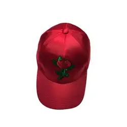 Womail Шапки Кепки S шапка для мальчиков и девочек одноцветное бейсболка Для женщин Для мужчин пара Роуз Вышивка Snapback Кепки S хип-хоп Шапки mar27