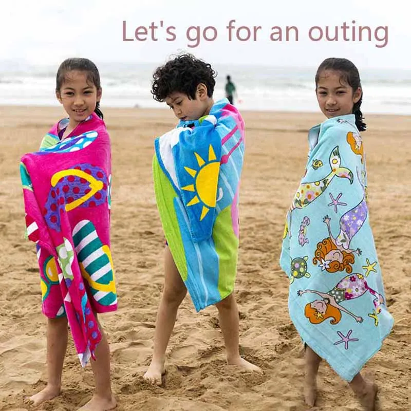 

beach+towels 100% Cotton soft wear Bath Towel modern style toalla Swimming Camping Bath towel cartoon Printed toalha de praia