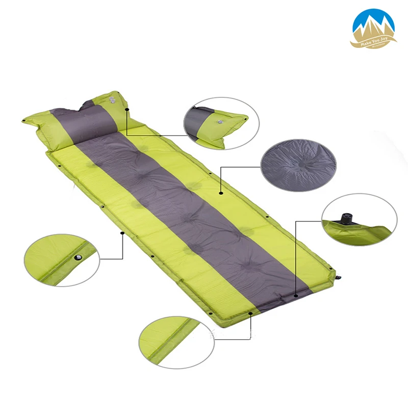 

MYJ Ultralight Sleeping Pad Self-Inflatable Camping Mat Camping Foam Pad Foldable Air Mattress Sleeping Pads for Backpacking