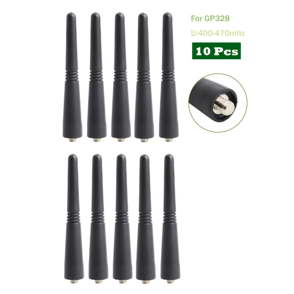 UHF Stubby Antenna for Motorola Radio HT1250 GP300 CP200 GP328 EP450 PR400 (8)