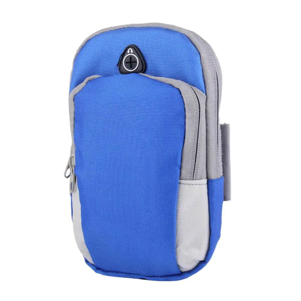 Портативный Открытый спортивный наручный ремешок сумка чехол держатель телефона кошелек для бега BB55 - Цвет: Blue