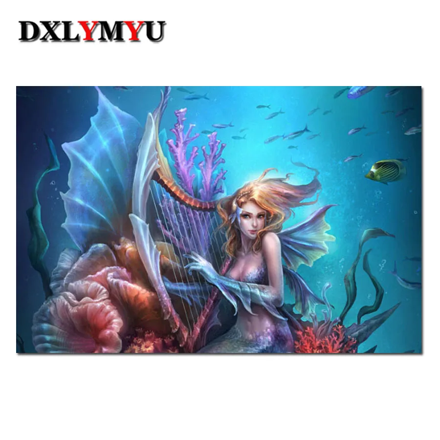 

home decor Diamond Mosaic Full Square Drill Diamond Painting Cross Stitch Cartoon beauty Picture of Rhinestones Handmade Craft