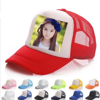

WZCX 2019 Fashion New Custom Logo Photo Image Casual Mesh Baseball Cap Tide Unisex Adjustable Summer Hat Adult Cap