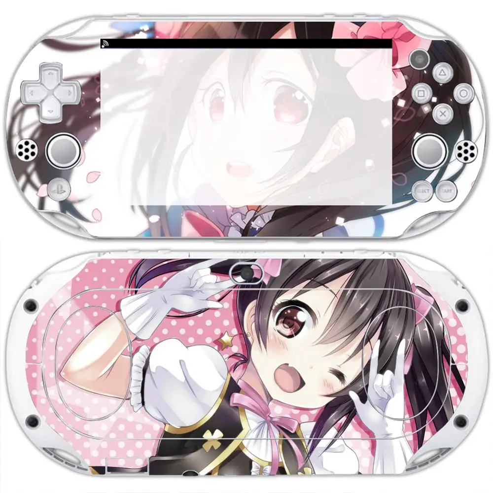 Виниловая наклейка Kurumi Tokisaki для девочек Защитная пленка Sony PlayStation PSvita 2000 PSv