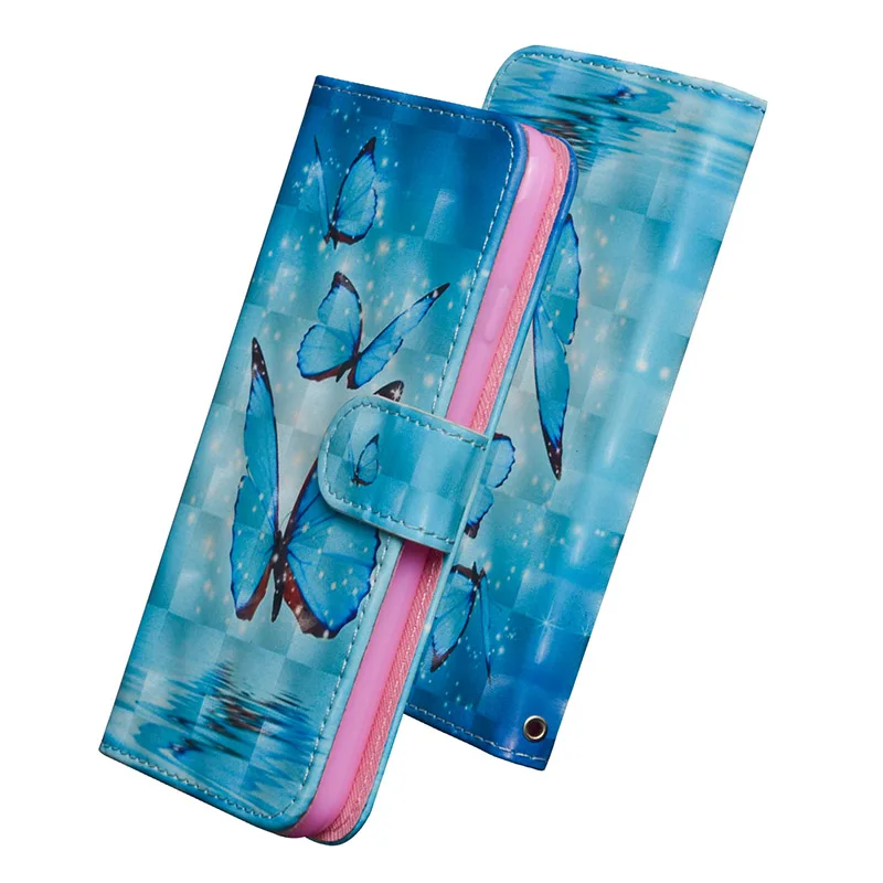 Flip Case For OnePlus 6 One Plus 6 Six 3D Vision Painted Leather Stand Wallet Cover For Iphone X 10 5S SE 6 6S 7 8 Plus Coque (12)