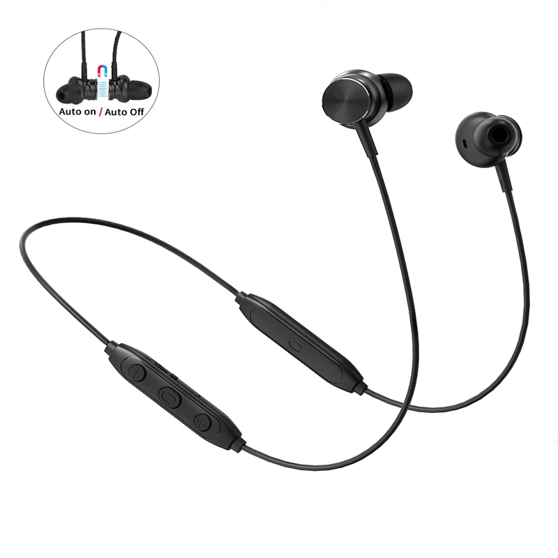 Langsdom L33 Bluetooth Earphones, Wireless In-ear Headset with Mic, Magnetic Switch, Stereo Sound, and Noise Cancelling Earbuds image 2