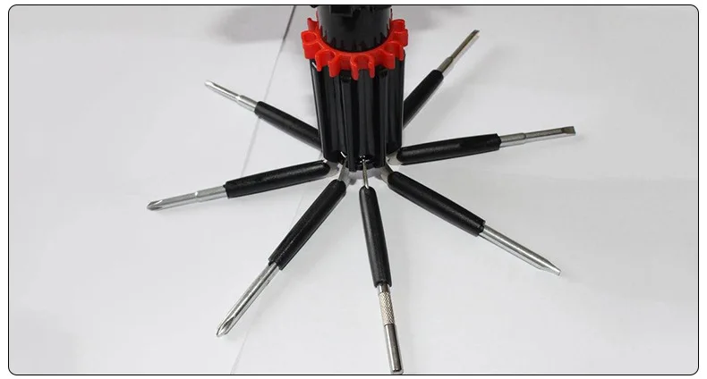 13 JDSR 8 in1 Precision Torx Screwdriver Set PhillipsSlotted Bits LED Torch Light Up  Multitool Home Appliances Repair Hand Tools