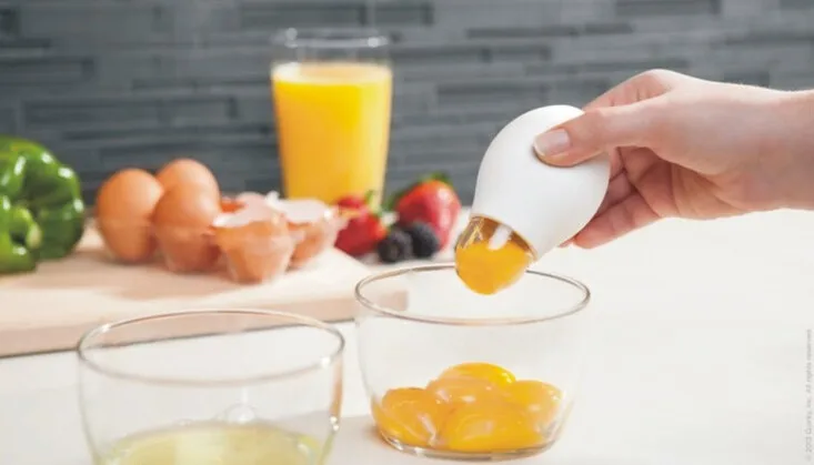 Кухня Инструменты яйца разделитель белый сепаратор Инструменты для работы с яйцами желток гель делители всасывания