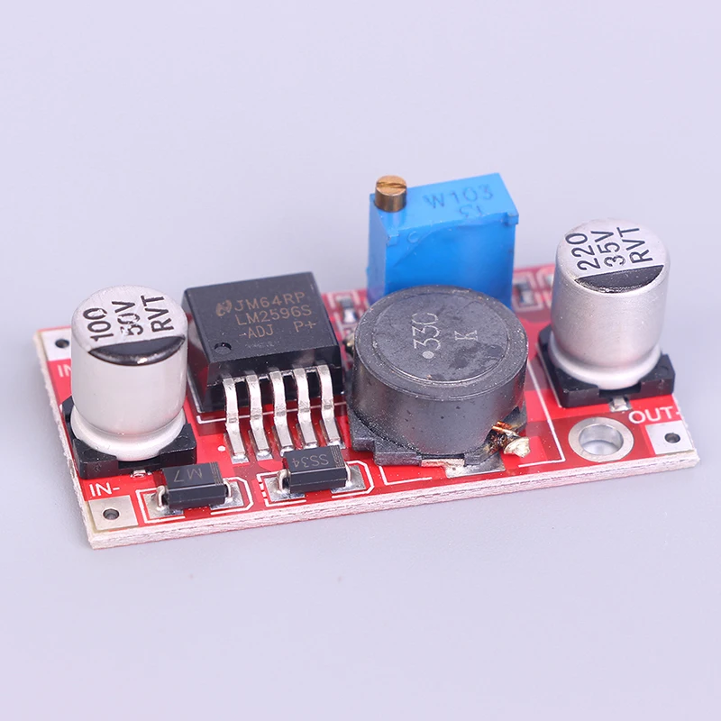 

DC-DC 3.2-40V CC Adjustable LM2577S LM2596S Power Charger Converter Module Max 3A Step Down Buck Charging Board