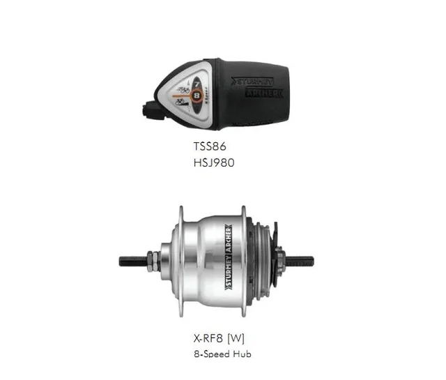 Best price at $121 Cheap SUNRACE X-RF8 V brake within 8 speed hub 36 h axis of length: 135 * 185MM