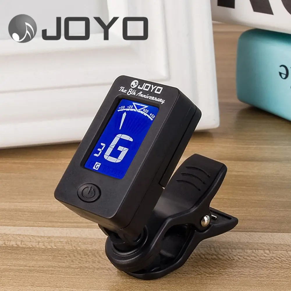 Portable LCD Display Rotatable Guitar Ukulele Tuner Clip Digital Tuner For Acoustic Guitar Electronic Violin Accessories Hot