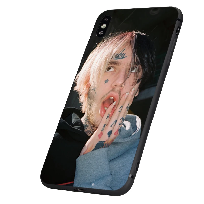 Черный ТПУ чехол для iphone 5 6 6s 7 8 plus x 10 силиконовый XR XS 11 pro MAX lil peep|Бамперы| |