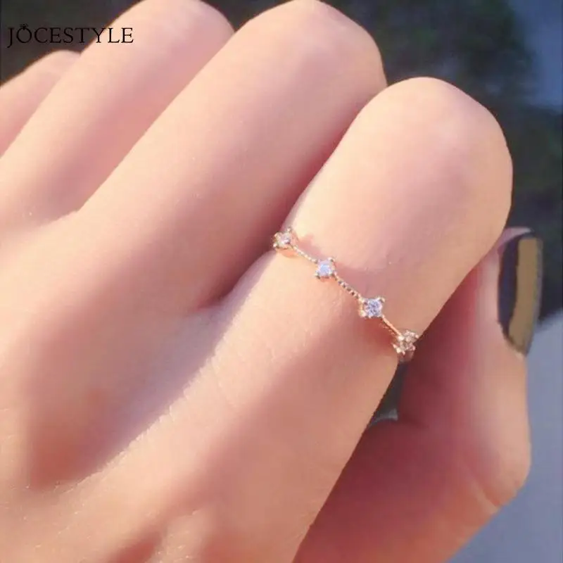 

Fashion Rhinestone Rings Women Irregular Alloy Rhinestone Knuckle Finger Rings Jewelry Gift Party Gold Silver Rings