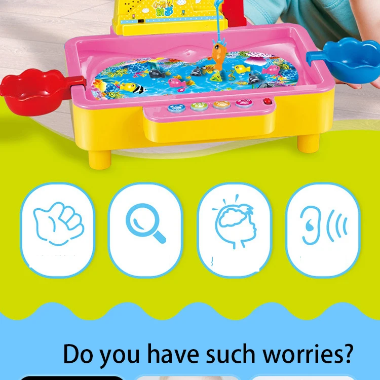 Электрический магнитный рыболовный игрушечный Утенок, лестница, музыкальный светильник, набор интерактивных игр, водные игры, детский подарок